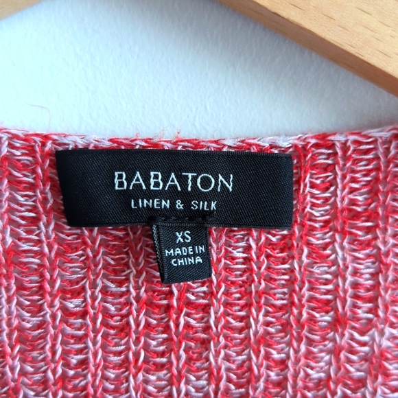 Babaton linen & silk oversized Sweater XS - Picture 4 of 5